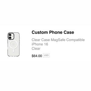 Casetify Clear Phone Case